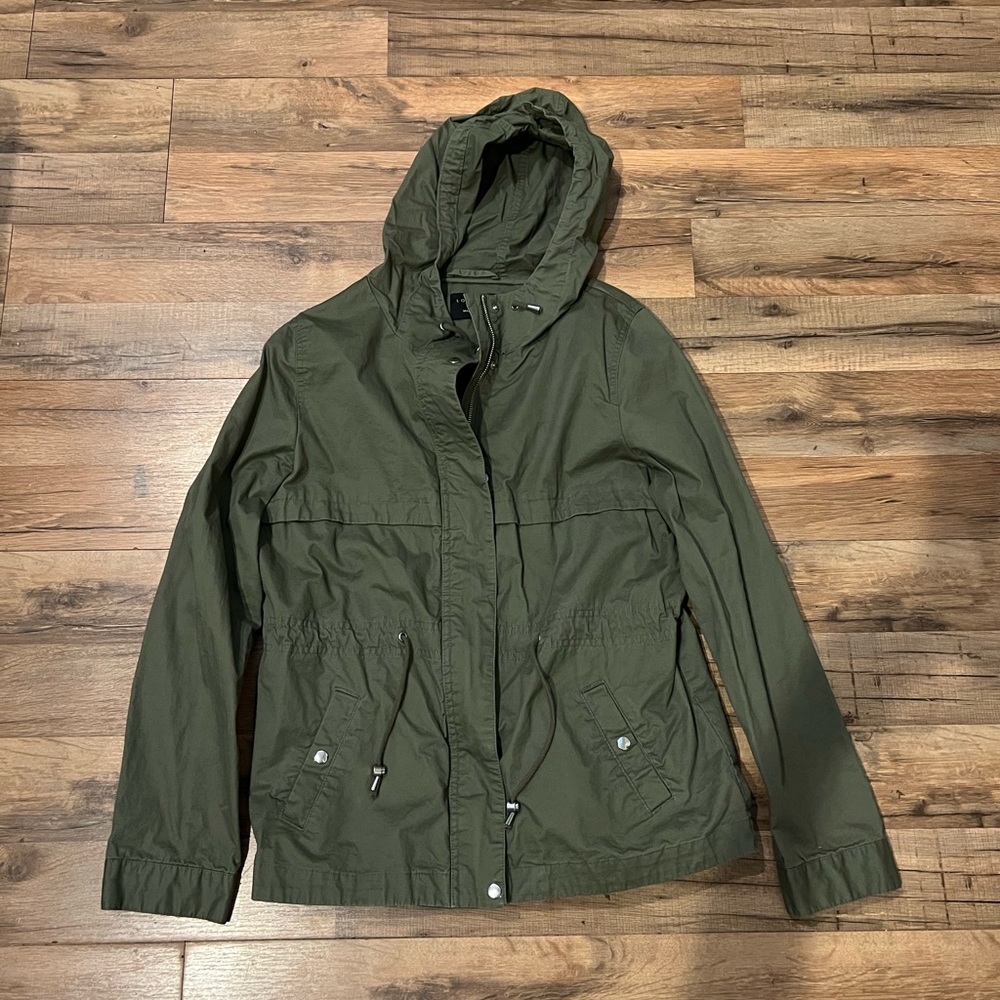 Army green trenchcoat